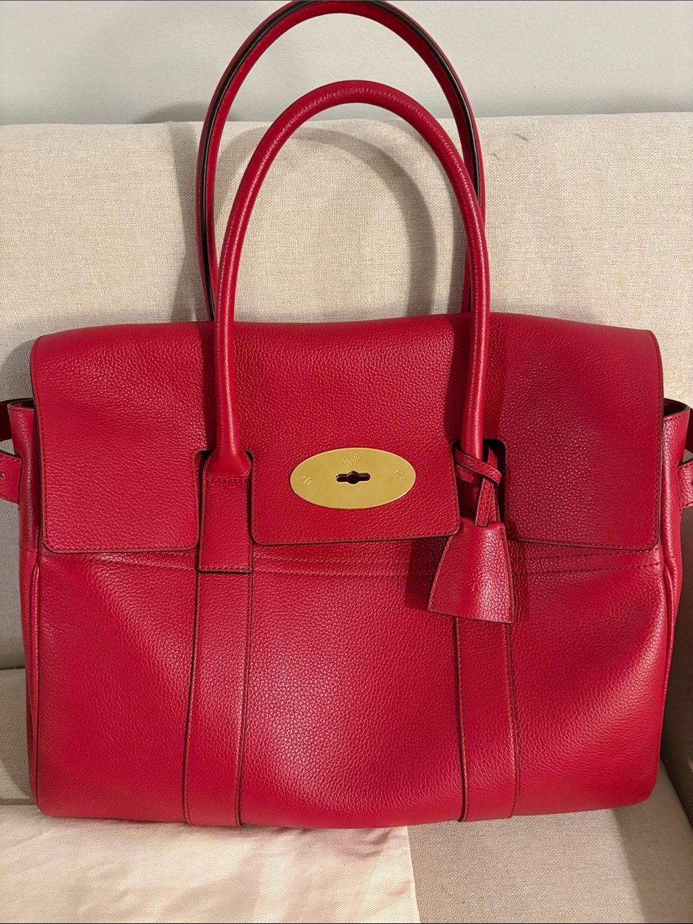 Mulberry Bayswater Scarlet Red - Pristine Condition, 100% Authentic - Picture 2 of 10